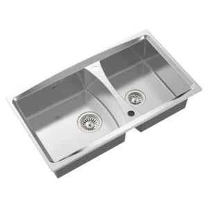 Мойка с большой и малой чашами Oulin S-8203
