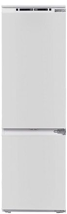 Холодильник с морозильной камерой Maunfeld MBF177NFWHGR Inverter