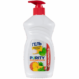 Гель для мытья посуды Maunfeld Purity Ананас и базилик 450г MDL450PD (дозатор)