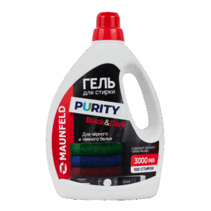 Гель для стирки Maunfeld Purity Black&Dark 3000мл MWL3000PB